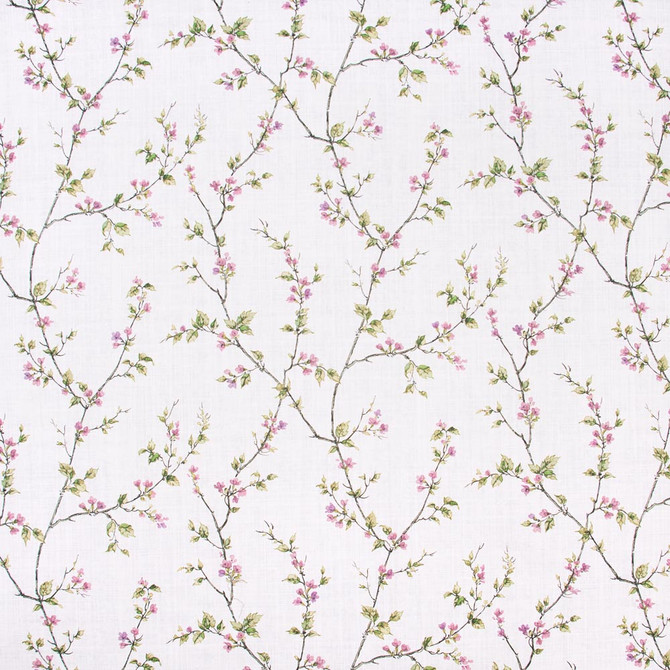 Budding Vine Lilac by Carole Fabric Vibrance 90% Cotton, 10% Linen Pakistan Passes 15,000 Double Rubs Wyzenbeek Horizontal: 18 and Vertical: 18 58 - Fabric Carolina -