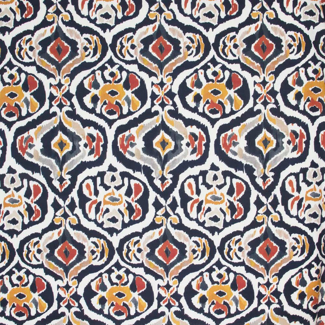 Riddle Me This Autumn Night by Carole Fabric French Navy 60% Viscose, 40% Poly China Passes 21,000 Double Rubs Wyzenbeek Horizontal: 135 and Vertical: 27 54 - Fabric Carolina -