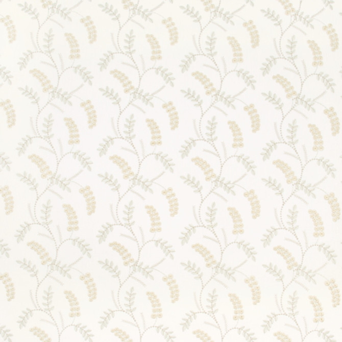 Promises Promises Opal by Carole Fabric COCONUT CREAM 52% Cotton, 48% Polyester India Passes 30,000 Double Rubs Wyzenbeek 9 1/8" V, 8 5/8" H 52"  - Fabric Carolina -