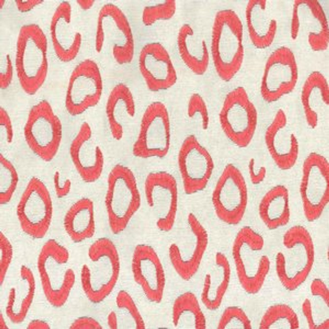 Cascade Coral by Norbar Fabric AVATAR 23% POLYESTER 23% LINEN CHINA 60,0000 WYZENBEEK 7 1/2"V 7 1/2"H 54" - Fabric Carolina -