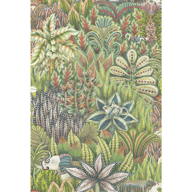 Singita Green by Cole & Son Wallcovering COLE & SON ARDMORE PAPER - 100% United Kingdom - Horizontal: - and Vertical: 40.4 27.5 - Fabric Carolina -