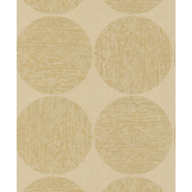 Luna Gold/Tan by Cole & Son Wallcovering COLE & SON NEW CONTEMPORARY II PAPER - 100% United Kingdom Horizontal: 20.5 and Vertical: 20.5 - Fabric Carolina -