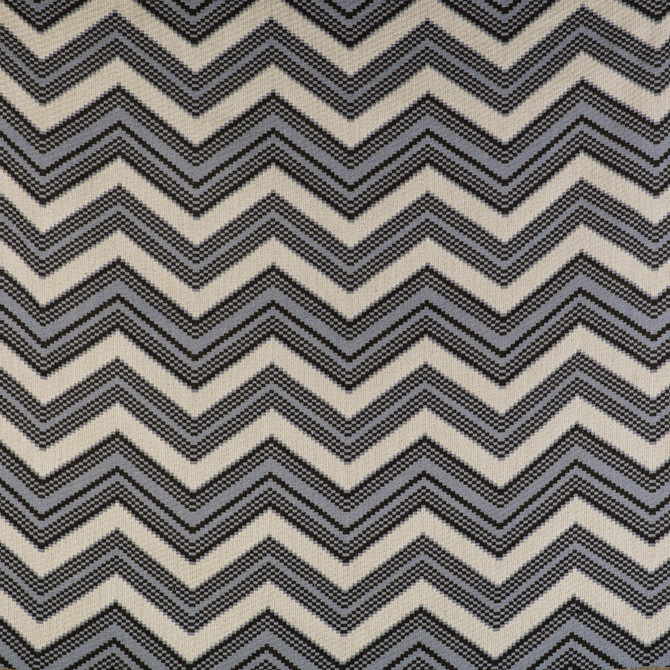 Zig Zag Crudo/Azul by Gaston Y Daniela Fabric GASTON LIBRERIA ACRYLIC - 79%;COTTON - 12%;LINEN - 9% Turkey HEAVY Horizontal: 13.39 and Vertical: 12.02 53 - Fabric Carolina -