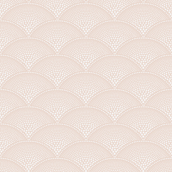 Feather Fan Plaster Pink by Cole & Son Wallcovering