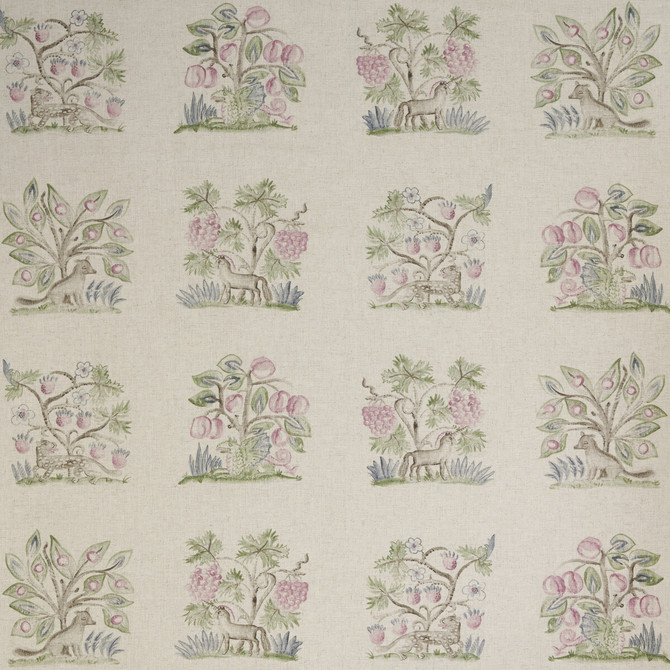 Hedgerow Cerise by Kravet Couture Fabric ANDREW MARTIN KIT KEMP VISCOSE - 80%;LINEN - 20% United Kingdom HEAVY Horizontal: 54 and Vertical: 27 54.25 - Fabric Carolina -