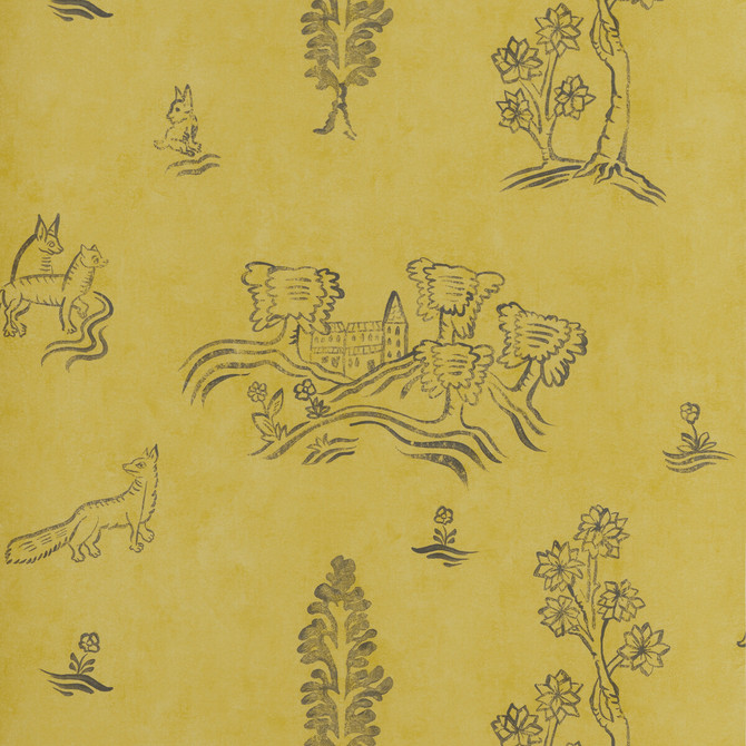 Wychwood Provencal Yellow by Kravet Couture Wallcovering Kravet Couture Wallcovering Wychwood Provencal YellowWallcovering ANDREW MARTIN KIT KEMP WOOD PULP - 45%;BINDER - 20%;MINERAL FILLERS - 20%;POLYESTER - 15% United Kingdom </p><p>Repeat: H: 8, V: 7 20.5 - Fabric Carolina -