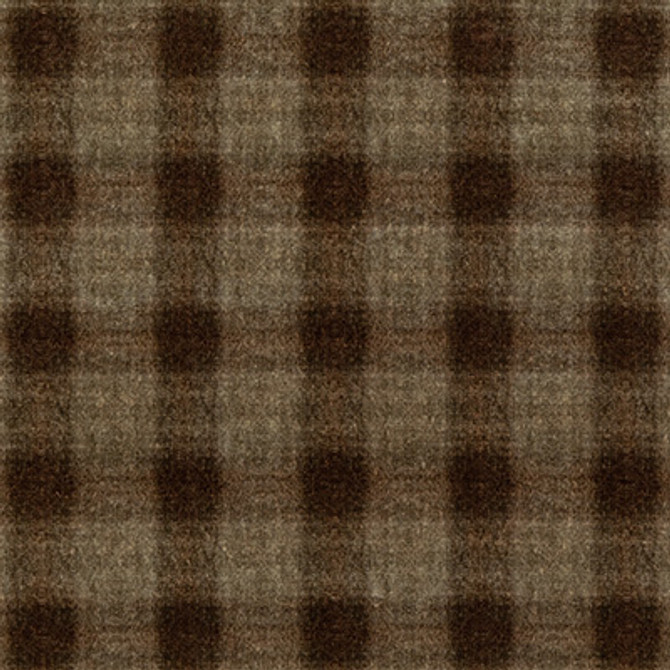 Highland Check Woodsmoke by Mulberry Fabric