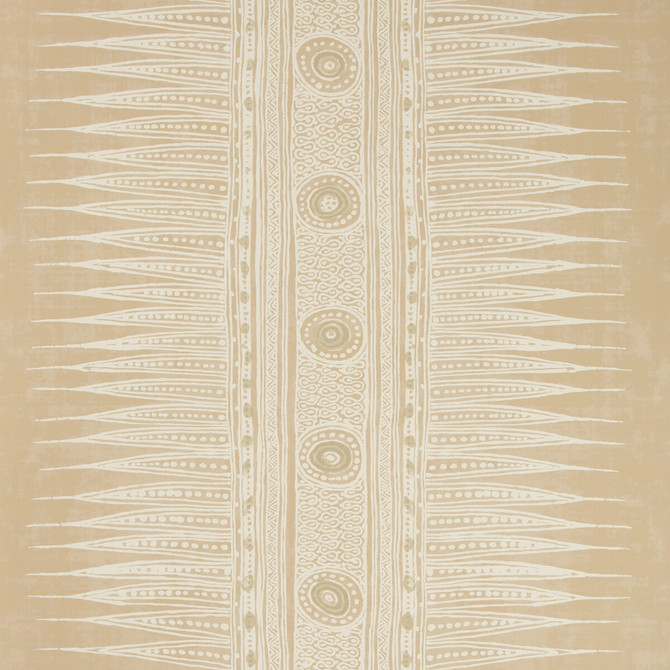 Indian Zag Paper Taupe by Lee Jofa Wallcovering SUZANNE RHEINSTEIN III PAPER - 100% United States - Horizontal: 27 and Vertical: 26.875 27 - Fabric Carolina -