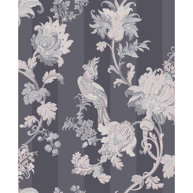 Zerzura Slate Grey & Blush Pink by Cole & Son Wallcovering COLE & SON MARTYN LAWRENCE BULLARD PAPER - 100% United Kingdom Horizontal: and Vertical: 25.2 20.5 - Fabric Carolina -