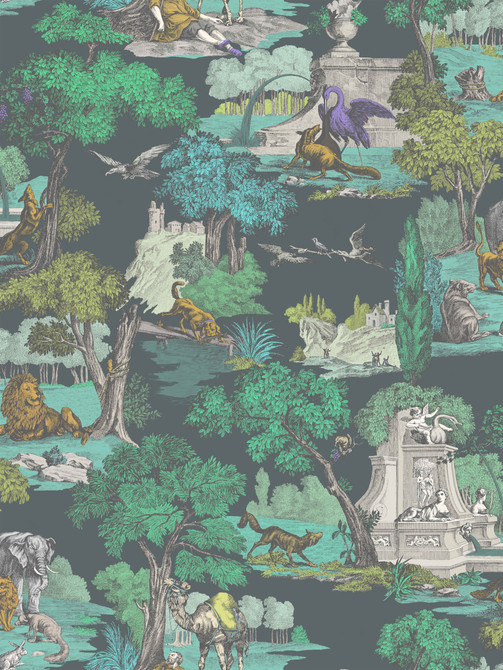 Versailles Grand Viridian by Cole & Son Fabric