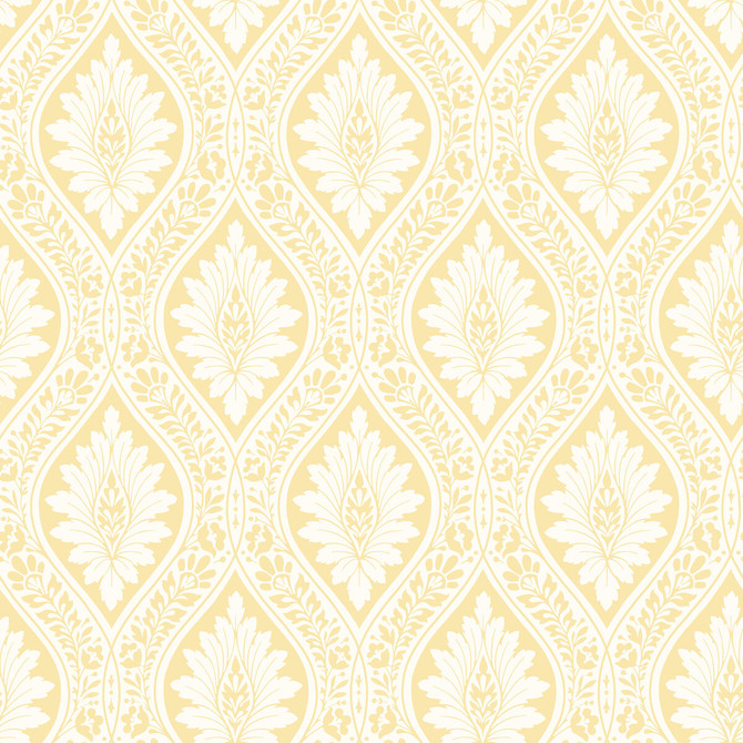 Florence Lemon by Cole & Son Wallcovering - PAPER - 100% United Kingdom - Horizontal: - and Vertical: 21 21 - Fabric Carolina -
