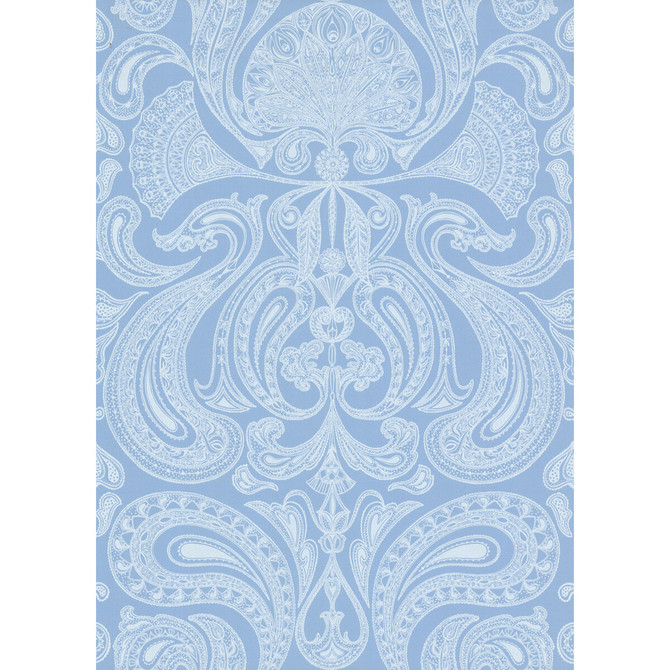 Malabar-W Pale Bl by Cole & Son Wallcovering COLE & SON NEW CONTEMPORARY PAPER - 100% United Kingdom - Horizontal: 0 and Vertical: 28.5 20.5 - Fabric Carolina -