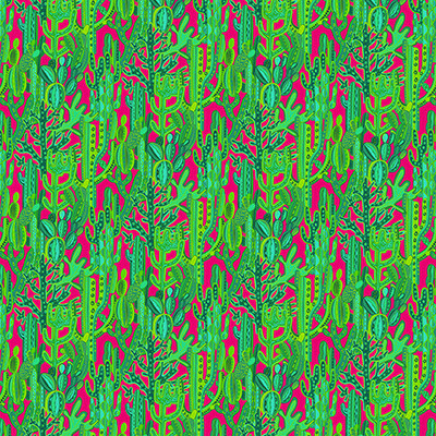 Cactus Azul/Verde by Gaston Y Daniela Fabric