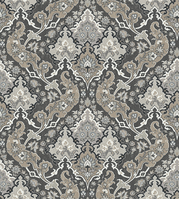 Pushkin Charcoal by Cole & Son Wallcovering