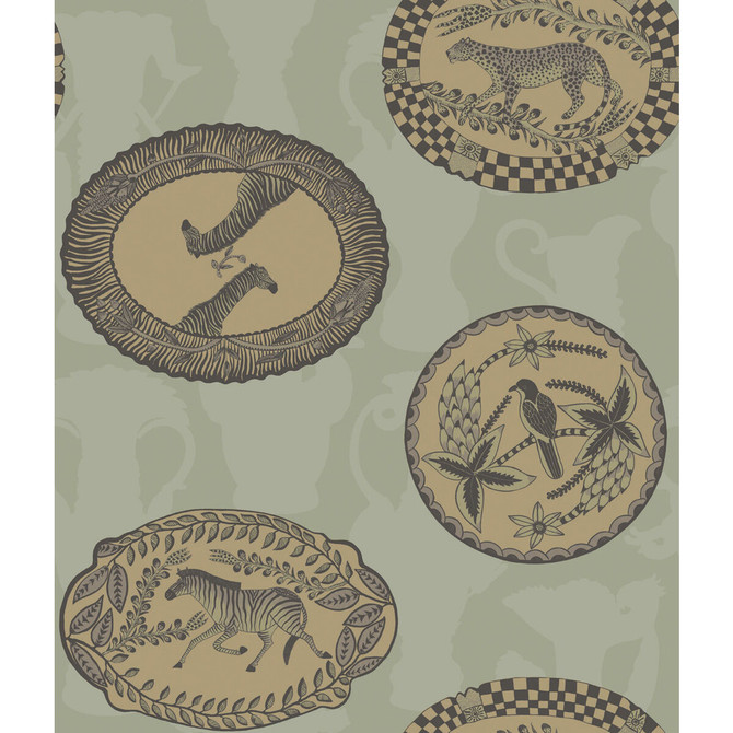 Matrinah Old Olive by Cole & Son Wallcovering COLE & SON ARDMORE PAPER - 100% United Kingdom Horizontal: and Vertical: 24 20.5 - Fabric Carolina -