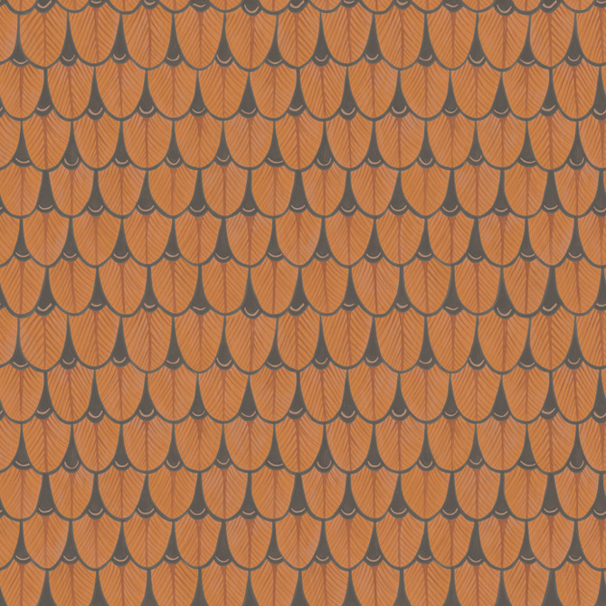 Narina Burnt Orange by Cole & Son Wallcovering