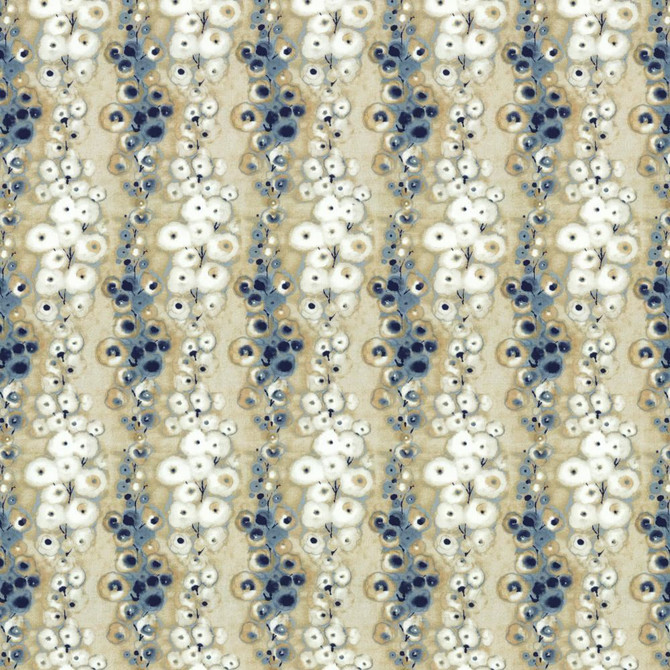 Flowerdale Blue by Kasmir Fabric 1463 100% Cotton
 INDIA </p><p>Repeat: Horizontal: 6 6/8 inches and Vertical: 12 4/8 inches 54 - Fabric Carolina -