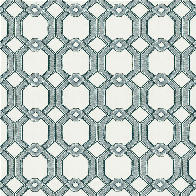 High Line Delft by Kasmir Fabric 1454 100% Polyester
 INDIA Not Tested </p><p>Repeat: Horizontal: 6 6/8 inches and Vertical: 6 4/8 inches 53 - Fabric Carolina -