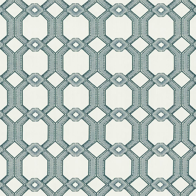 High Line Delft by Kasmir Fabric 1454 100% Polyester
 INDIA </p><p>Repeat: Horizontal: 6 6/8 inches and Vertical: 6 4/8 inches 53 - Fabric Carolina -