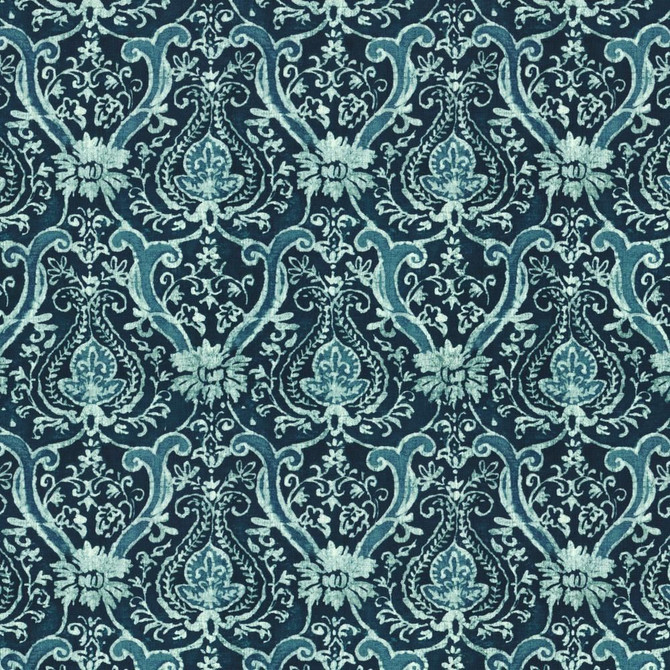 High Street Baltic by Kasmir Fabric 1458 55% Linen
45% Rayon
 CHINA </p><p>Repeat: Horizontal: 13 4/8 inches and Vertical: 24 inches 54 - Fabric Carolina -