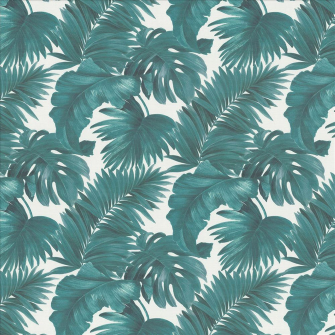 Keanu Palm 55 Peacock by Kasmir Fabric 1453 65% Polyester
35% Cotton
 SPAIN 40,000 Martindale Cycles Horizontal: 27 5/8 inches and Vertical: 24 4/8 inches 55 - Fabric Carolina -