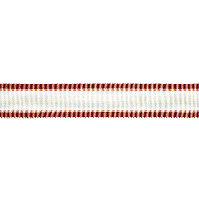 Odeon Shimmer Braid/Cardinal V1249-004 by Scalamandre Trim Trim NOVANTA PASSEMENTERIE 96% RAYON 4% POLYESTER INDIA LIGHT DUTY Horizontal: 0" and Vertical: 0" 2" - Fabric Carolina -