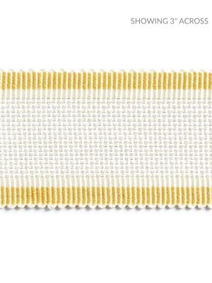 <p>Odeon Shimmer Braid Buttercup SCV12490001 by Scalamandre Trim</p><p><strong>Required Minimum Quantity Purchase: Fabrics by the yard 1 YARD MINIMUM </p><p>Book: NOVANTA PASSEMENTERIE</p><p>Content: 96% RAYON 4% POLYESTER</p><p>Origin: INDIA</p><p>Performance: LIGHT DUTY</p><p>Repeat: Horizontal: 0" and Vertical: 0"</p><p>Width: 2</p>