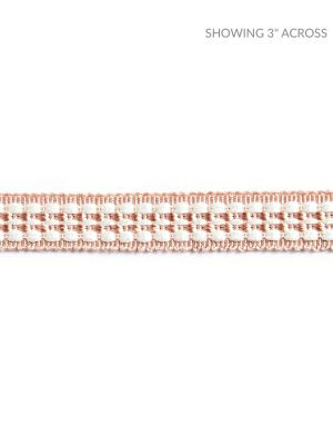 <p>Helena Braid Blush SCV12500003 by Scalamandre Trim</p><p><strong>Required Minimum Quantity Purchase: Fabrics by the yard 1 YARD MINIMUM </p><p>Book: NOVANTA PASSEMENTERIE</p><p>Content: 59% RAYON 41% FIBRANNE</p><p>Origin: CHINA</p><p>Performance: LIGHT DUTY</p><p>Repeat: Horizontal: 0" and Vertical: 0"</p><p>Width: 0.63</p>