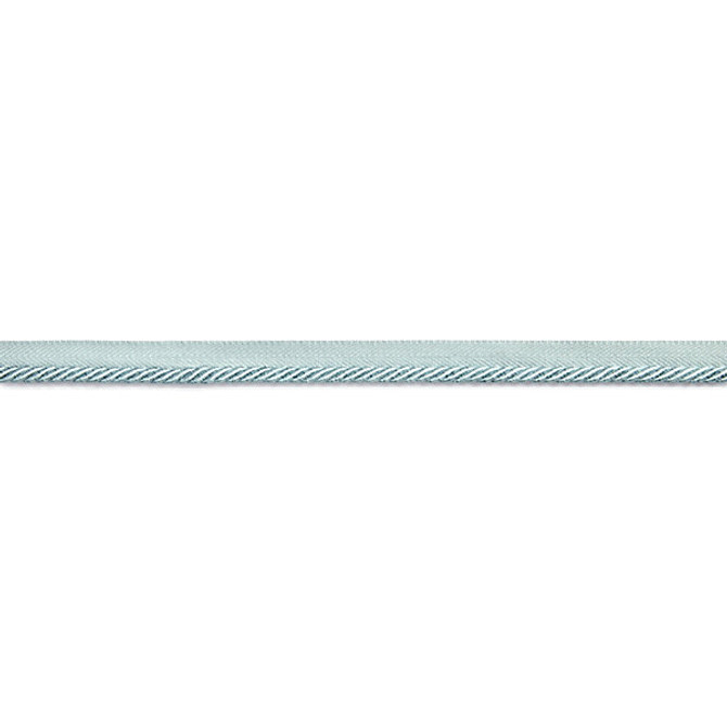 Boulevard Cord/Sky C314-013 by Scalamandre Trim Trim NOVANTA PASSEMENTERIE 15% POLYESTER 1% ACRYLIC|48% COTTON 19% RAYON 17% FIBRANNE CHINA LIGHT DUTY Horizontal: 0" and Vertical: 0" 0.25" - Fabric Carolina -