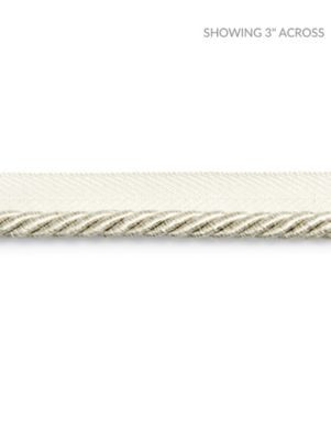 <p>Boulevard Cord Parchment SCC3140004 by Scalamandre Trim</p><p><strong>Required Minimum Quantity Purchase: Fabrics by the yard 1 YARD MINIMUM </p><p>Book: NOVANTA PASSEMENTERIE</p><p>Content: 15% POLYESTER 1% ACRYLIC, 48% COTTON 19% RAYON 17% FIBRANNE</p><p>Origin: CHINA</p><p>Performance: LIGHT DUTY</p><p>Repeat: Horizontal: 0" and Vertical: 0"</p><p>Width: 0.25</p>