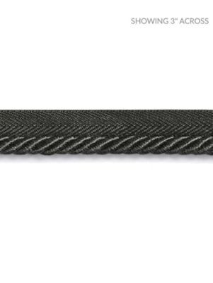 <p>Boulevard Cord Coal SCC3140022 by Scalamandre Trim</p><p><strong>Required Minimum Quantity Purchase: Fabrics by the yard 1 YARD MINIMUM </p><p>Book: NOVANTA PASSEMENTERIE</p><p>Content: 15% POLYESTER 1% ACRYLIC, 48% COTTON 19% RAYON 17% FIBRANNE</p><p>Origin: CHINA</p><p>Performance: LIGHT DUTY</p><p>Repeat: Horizontal: 0" and Vertical: 0"</p><p>Width: 0.25</p>