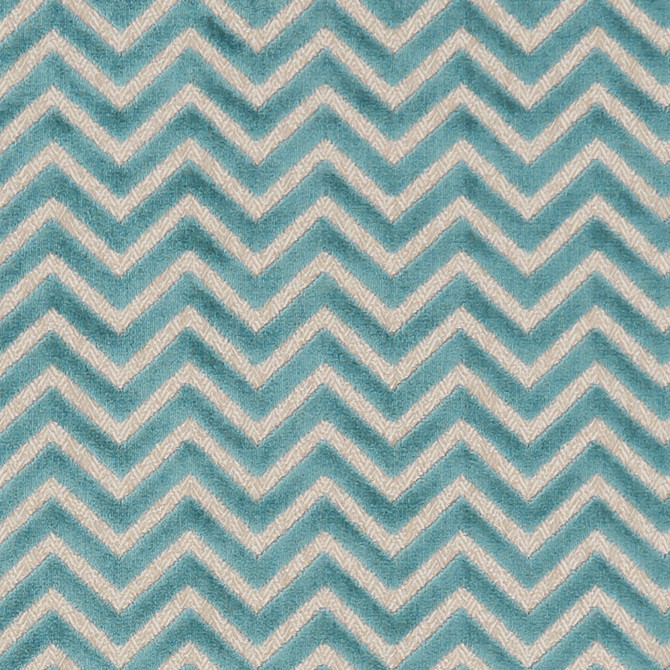 F1243 12 Prisma Teal by Clarke and Clarke Fabric CLARKE & CLARKE POLYESTER - 59%;VISCOSE - 41% India HEAVY Horizontal: 2.28 and Vertical: 1.02 54  - Fabric Carolina -
