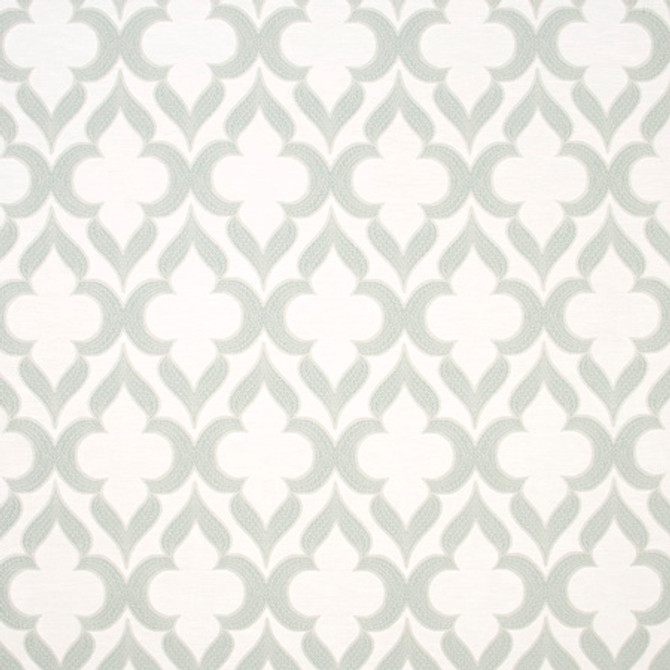 Dobbs Ferry Aqua by Carole Fabric Blue Forest 62% Polyester, 31% Cotton Turkey  13 3/4" V, 7" H 58"  - Fabric Carolina -