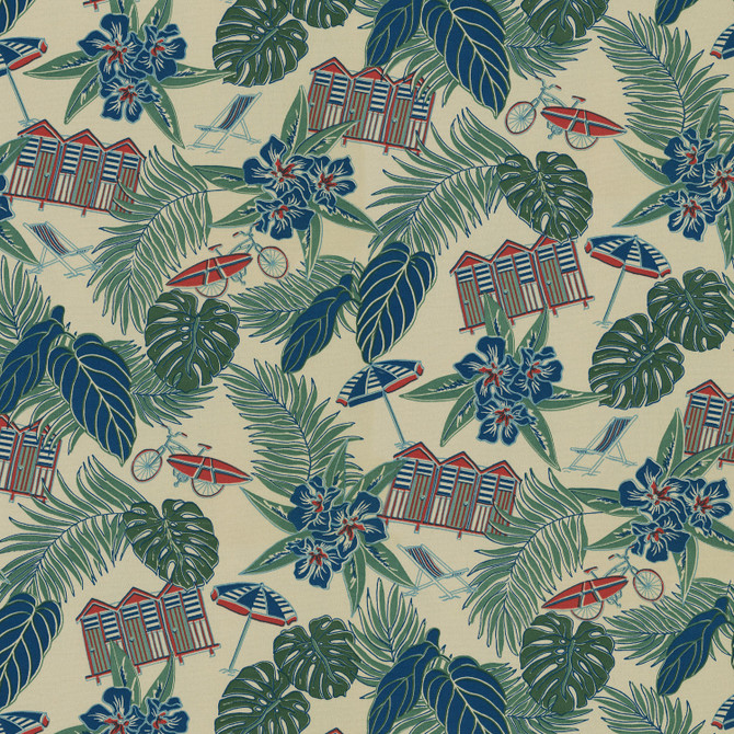 Beach Scenes Shoreline 802530 by Tommy Bahama Outdoor Fabric - 100% Spun Polyester Pakistan 51000 Horizontal: 25.25 and Vertical: 13.5 54 - Fabric Carolina -
