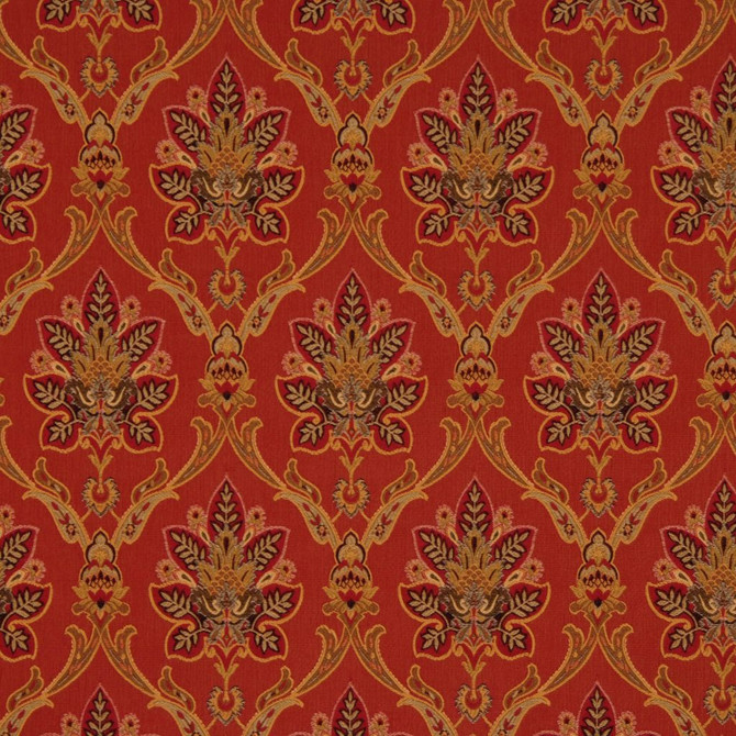 1617Cb Brick by RM CoCo Fabric Briar Rose 56% Viscose 44% Polyester See Sample 0 Horizontal: 7.125 and Vertical: 11.25 54 - Fabric Carolina -