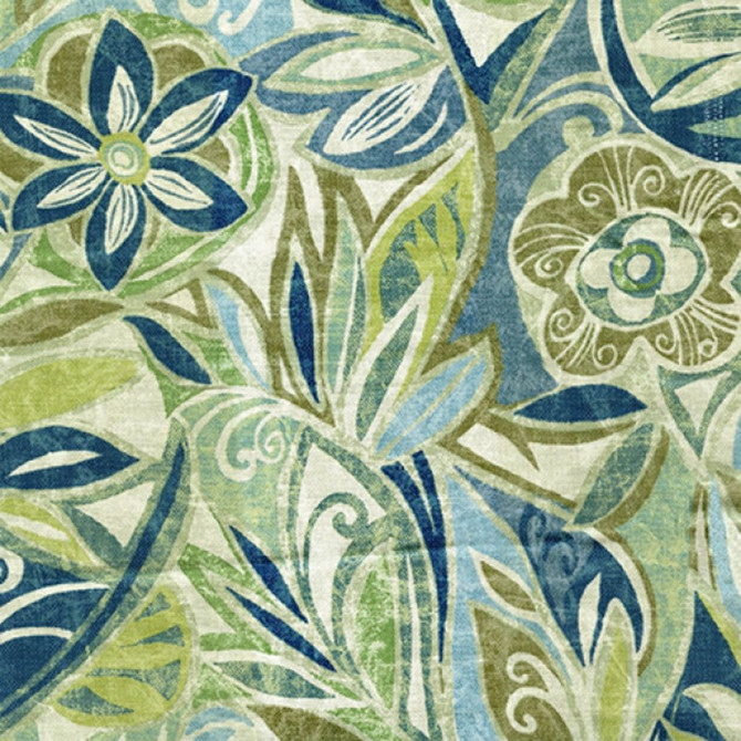 Dream Come True Sea by RM CoCo Fabric A Day In Paradise - Wesco 100% Cotton See Sample 0 Horizontal: 54 and Vertical: 25.25 54 - Fabric Carolina -