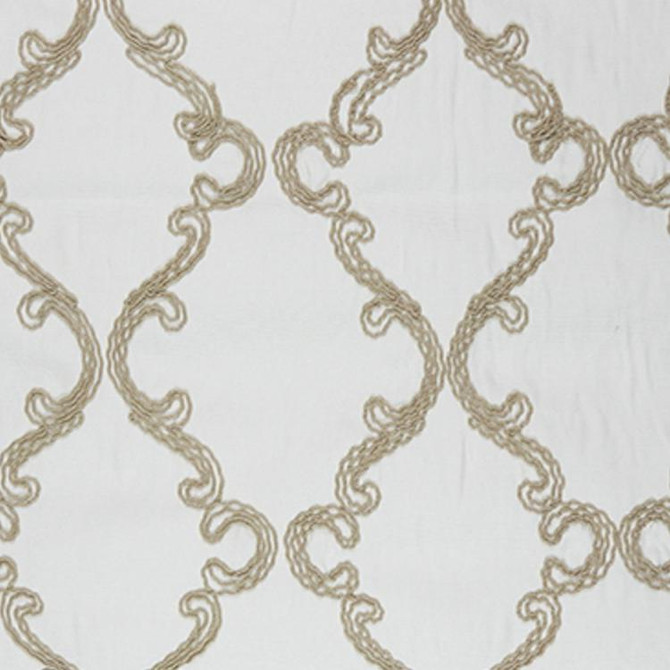 Curls And Swirls Taupe by RM CoCo Fabric Flying Colors Vol. I - Wesco 65% COTTON 35% POLYESTER Horizontal: 6 and Vertical: 7 52.5 - Fabric Carolina -