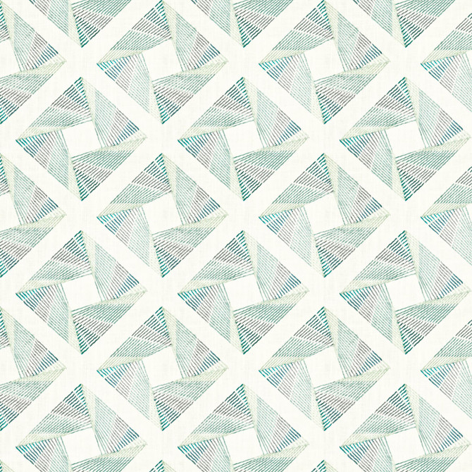 Abraxis 2 Lagoon by Stout Fabric COLOR MY WINDOW SPA/SHORELINE 15%SVI 65%POL 20%LIN %VEMB INDIA FLAME RETARDANT-U.F.A.C. CLASS 1 Horizontal: 9.5 and Vertical: 9 53 in - Fabric Carolina -
