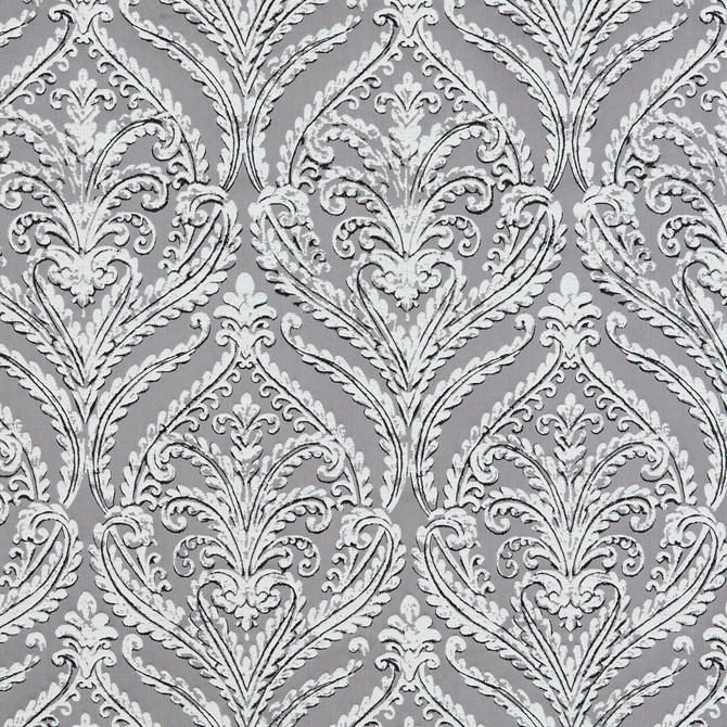 Bosworth 4 Nickel by Marcus William Fabric Marcus William Fabric Bosworth 4 NickelFabric KAI/MARCUS WILLIAM METALLAH INDIA </p><p>Repeat: H: 13.750, V: 27.165 54 in - Fabric Carolina -