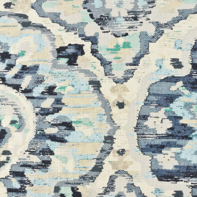 Daily 5 Slate by Stout Fabric COMFORTABLE LIVING BREEZE/INDIGO 70%SVI 30%LIN SPAIN WYZENBEEK 15 000 DOUBLE RUB WEAR TEST (HEAVY DUTY) Horizontal: 27 and Vertical: 27 54 in - Fabric Carolina -
