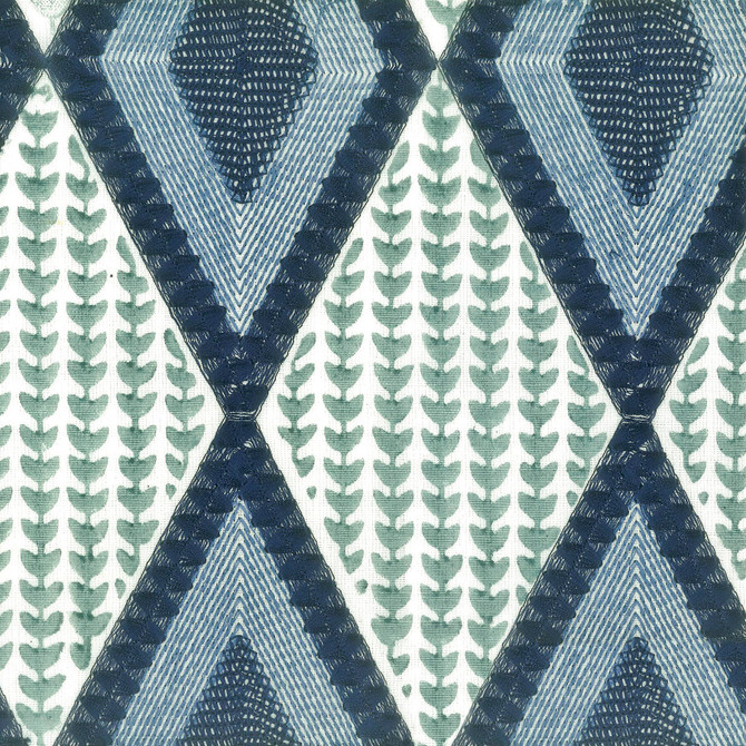Eccentric 3 Lake by Aoc Fabric Aoc Fabric Eccentric 3 LakeFabric SERENDIPITY INDIA </p><p>Repeat: H: 4.250, V: 7.875 51.13 in - Fabric Carolina -