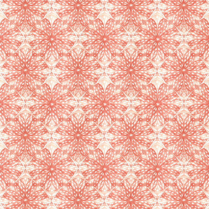 Edelweiss 1 Salmon by Stout Fabric RAINBOW LIBRARY TILE/SORBET 85%COT 15%LIN USA CATB 117-2013 (WYZENBEEK 240 000 DOUBLE RUB WEAR TEST (HEAVY DUTY)) Horizontal: 8.375 and Vertical: 8.375 54 in - Fabric Carolina -