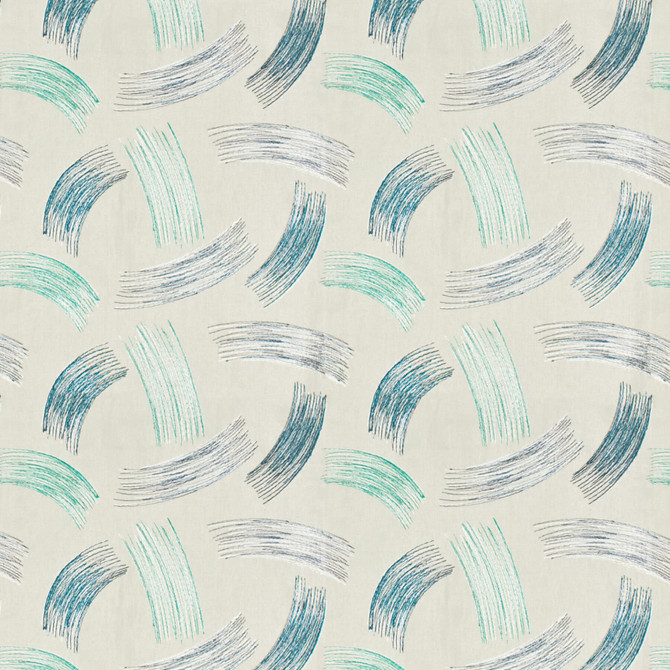 Fiddlesticks 2 Peacock by Stout Fabric RAINBOW LIBRARY CHAMBRAY/SHORELINE 100%COT %BEMB INDIA Horizontal: 12.875 and Vertical: 15.625 51.12 in - Fabric Carolina -