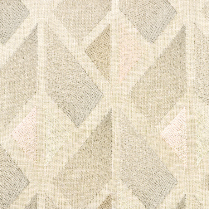Harper 1 Maple by Stout Fabric COLOR MY WINDOW CHALK/TAUPE 30%COT 70%POL %VEMB INDIA Horizontal: 5.5 and Vertical: 6.25 51.5 in - Fabric Carolina -