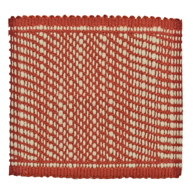 Sarossi 8 Paprika by Stout Trim TREND ALERT TRIM 40%SVI 30%COT 30%LIN CHINA Horizontal: 3.000 and Vertical: 0.000 2.5 in - Fabric Carolina -