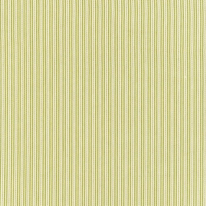 Baker Cotton Stripe Ivory /Pear /Sage 63001 by Schumacher Fabric Essentials: Classic Stripes - Fabric Carolina -