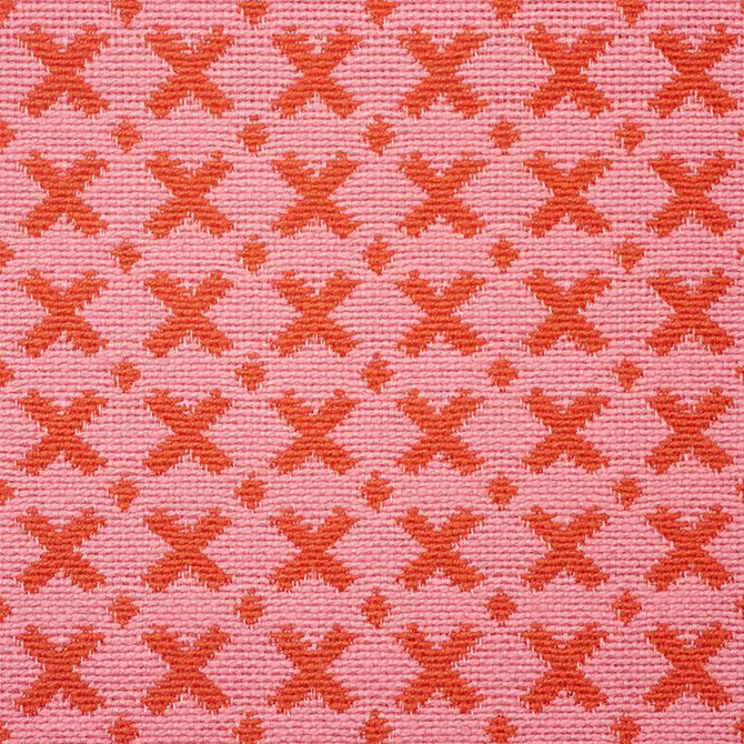 Elias Pink & Red 77201 by Schumacher Fabric Step Lively - Fabric Carolina -