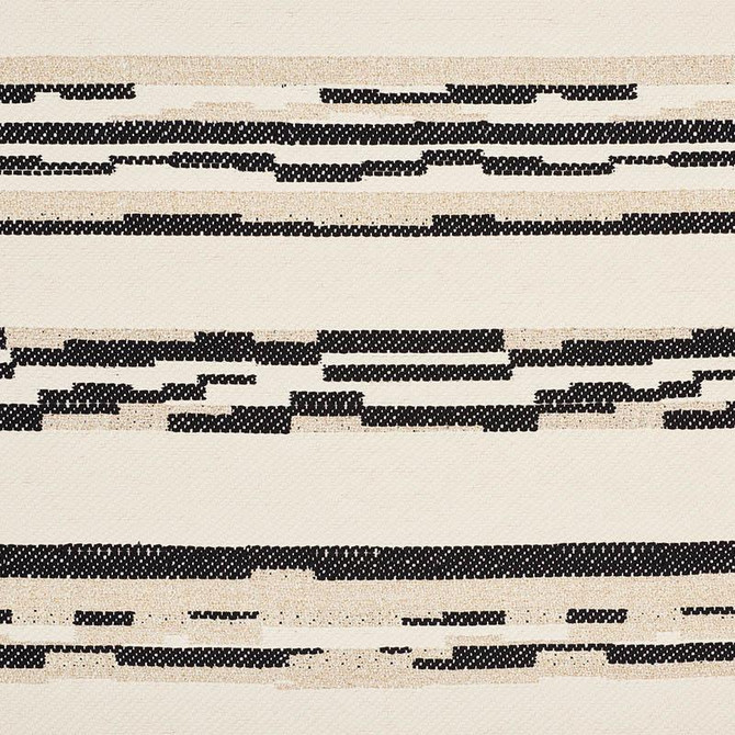 Sambar Black & Gold 76511 by Schumacher Fabric World View - Fabric Carolina -