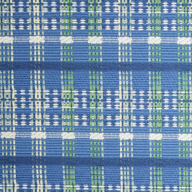 Zealand Check Peacock 79071 by Schumacher Fabric Scandinavian Modern 13.62" - Fabric Carolina -