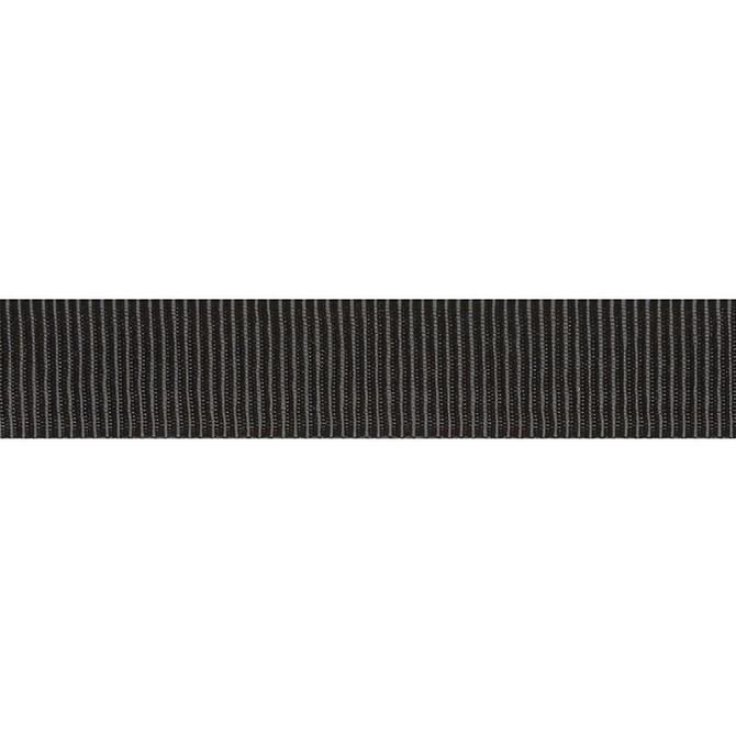 Medium Faille Tape Black 75019 by Schumacher Trim Couture Trims - Fabric Carolina -